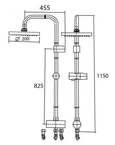 Thân Sen Cây American Standard WF-9071H (WF9071H) Kèm Tay Sen