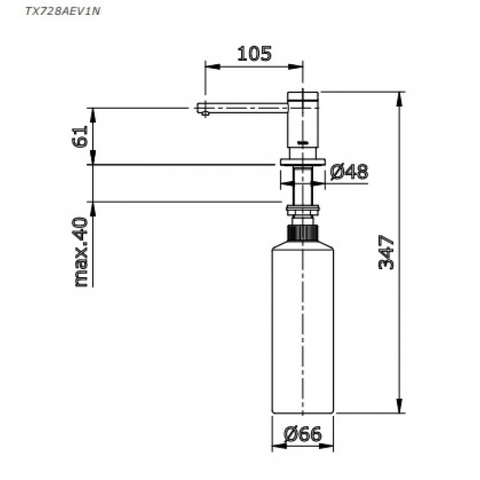 Hộp Xà Phòng TOTO TX728AEV1Z Gắn Chậu