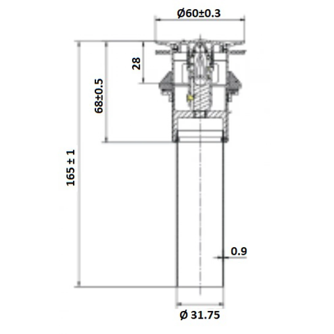 Nút xả nhấn American Standard FFAS7979