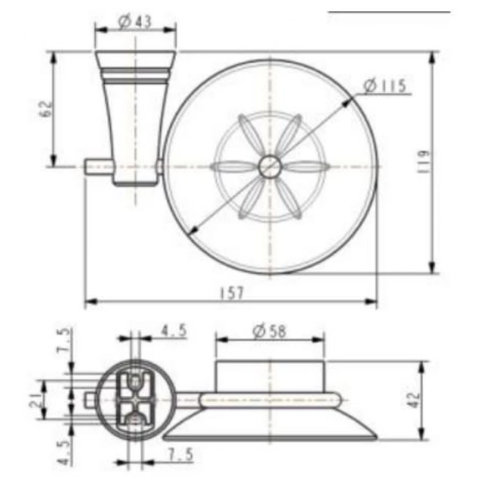 Đĩa đựng xà phòng American Standard WF-6582
