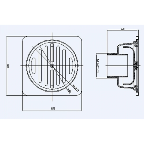 Phễu thoát sàn American Standard FD-1150