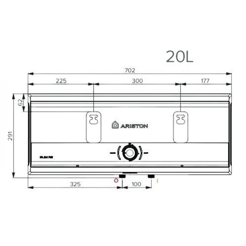 Máy Nước Nóng Gián Tiếp Ariston Slim3 R 20 Lít