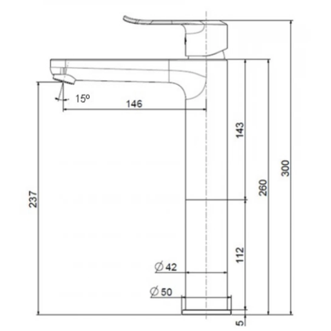 Vòi lavabo chậu rửa mặt American Standard WF-0703 nóng lạnh cổ cao