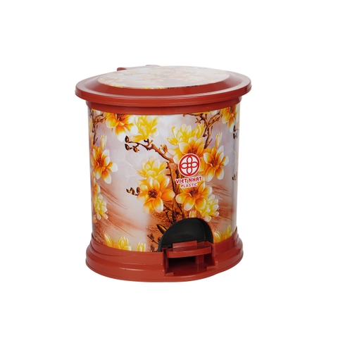 Bật rác oval trung nhựa Việt Nhật 8007