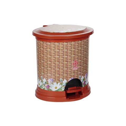 Bật rác oval trung nhựa Việt Nhật 8007