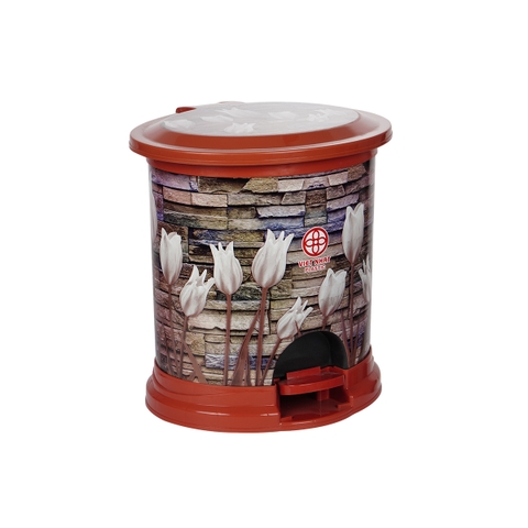 Bật rác oval trung nhựa Việt Nhật 8007