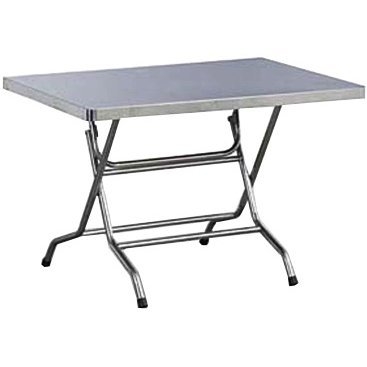 Bàn chữ nhật xếp inox NP(6x10) 4 Zem 201