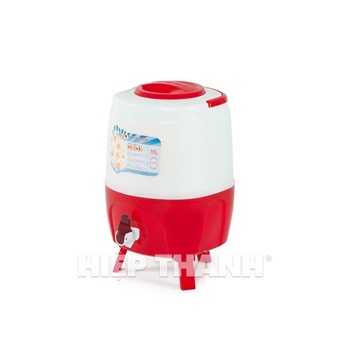 Bình Đá Nhựa Hiệp Thành Hibox 10 Có Vòi 530