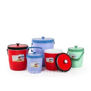 Bình Đá Tròn 7 Sọc nhựa Hiệp Thành 007