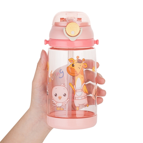 Bình nước trẻ em 450ml Hokori nhựa Việt Nhật 0081