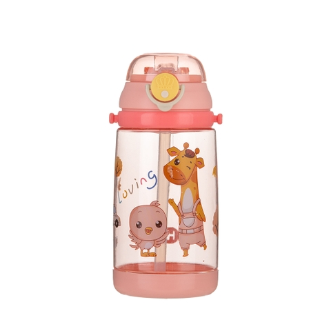 Bình nước trẻ em 450ml Hokori nhựa Việt Nhật 0081