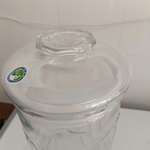 Bình thủy tinh ngâm rượu trụ rồng 12 lít