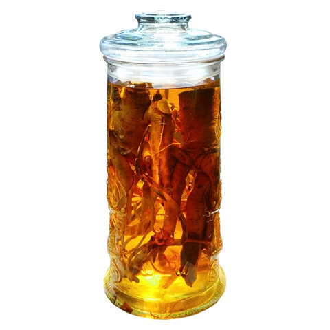 Bình thủy tinh ngâm rượu trụ rồng 10 lít