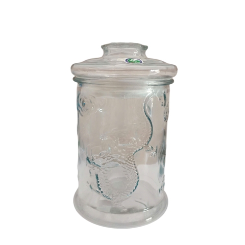 Bình thủy tinh ngâm rượu trụ rồng 6 lít