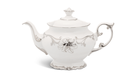 Bình trà sứ Minh Long 1.3 L - Đài Các - Trang Trí Bạch Kim