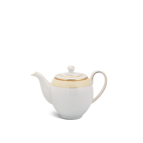 Bình trà + nắp sứ Minh Long - Camellia - Hương Biển Kem