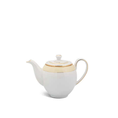 Bình trà + nắp sứ Minh Long - Camellia - Hương Biển Kem