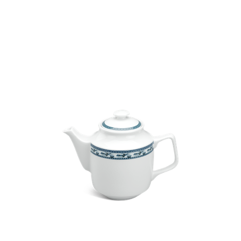 Bình trà + nắp sứ Minh Long - Jasmine - Chim Lạc