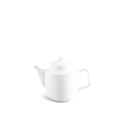 Bình trà + nắp sứ Minh Long - Jasmine - Trắng