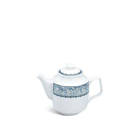Bình trà + nắp sứ Minh Long - Jasmine - Vinh Quy Nhạt