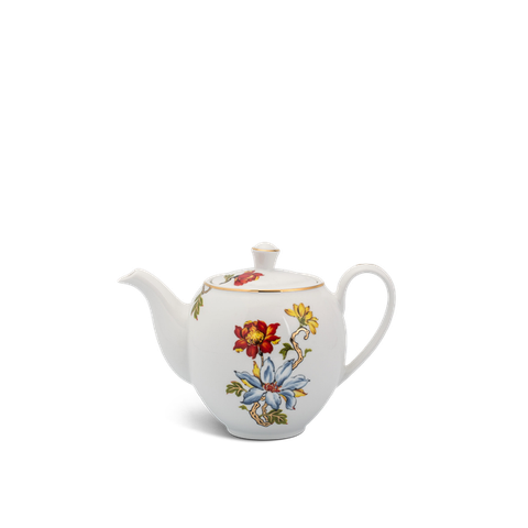 Bình trà sứ Minh Long 0.8 L + nắp - Camellia - Cát Tường