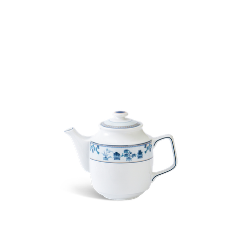Bình trà sứ Minh Long 1.1 L + nắp - Jasmine - Tứ Quý