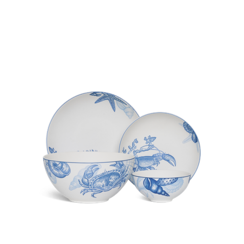 Bộ đồ ăn sứ Minh Long 09 sản phẩm - Timeless IFP - Đại Dương Sương Mờ