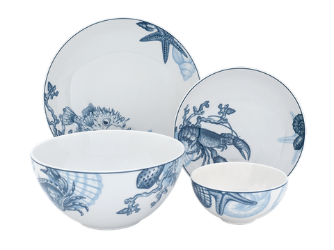 Bộ đồ ăn sứ Minh Long 09 sản phẩm - Timeless IFP - Đại Dương