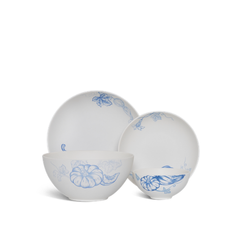 Bộ đồ ăn sứ Minh Long 09 sản phẩm - Timeless IFP - Vườn Nhà Sương Mờ
