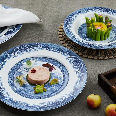 Bộ đồ ăn sứ Minh Long 30 sản phẩm - Hoàng Cung - Hồn Việt