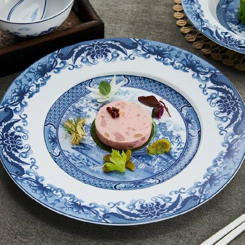 Bộ đồ ăn sứ Minh Long 10 người 48 sản phẩm - Hoàng Cung - Hồn Việt