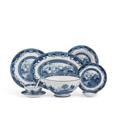 Bộ đồ ăn sứ Minh Long 10 người 48 sản phẩm - Hoàng Cung - Hồn Việt