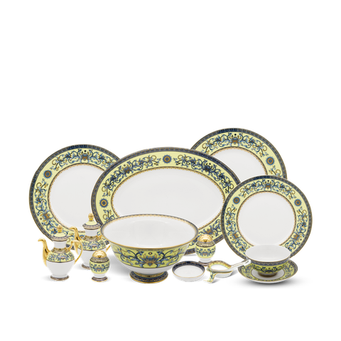 Bộ đồ ăn sứ Minh Long 6 người Á 40 sản phẩm - Hoàng Cung - Hoàng Liên