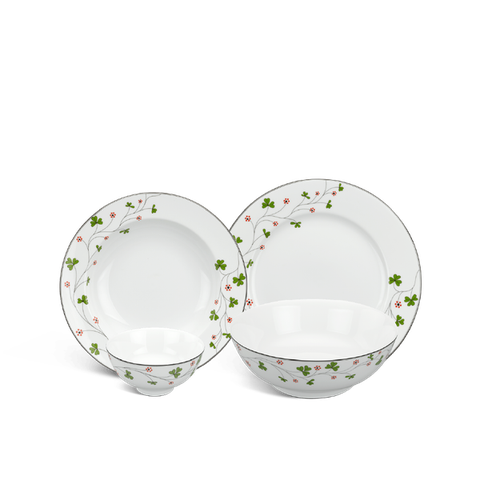 Bộ đồ ăn sứ Minh Long 9 sản phẩm - Jasmine - Hoa May Mắn