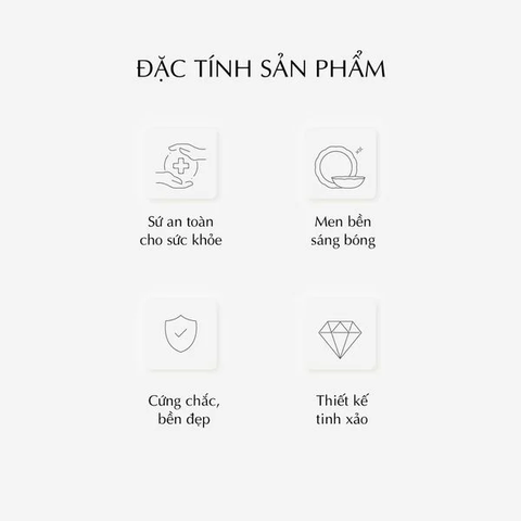 Bộ đồ ăn sứ Minh Long Âu-Á 45 sản phẩm - Đài Các - Trang Trí Bạch Kim