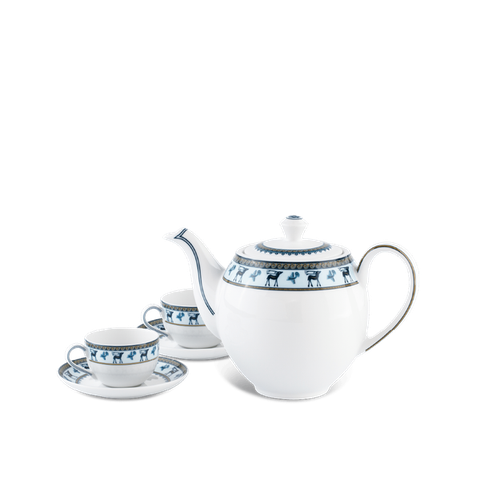 Bộ trà sứ Minh Long 0.8 L - Camellia - Lộc Lạc
