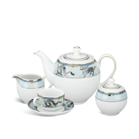 Bộ trà sứ Minh Long 1.1 L - Camellia - Tứ Linh