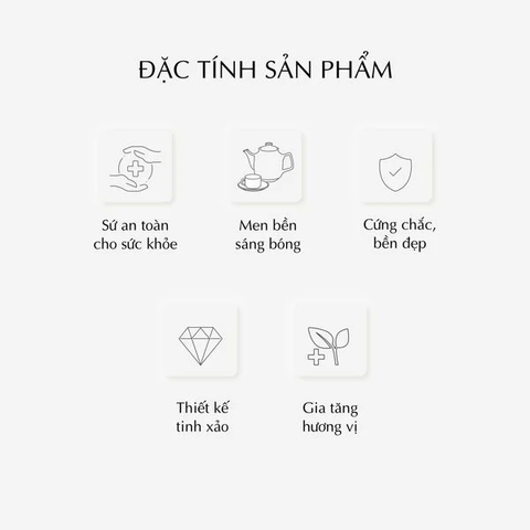 Bộ trà sứ Minh Long elip 0.47 L - Anna - An Nhiên (Minh Nguyệt)