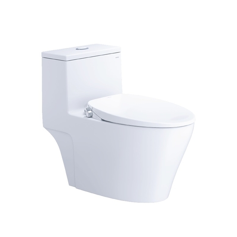 Bồn cầu 1 khối Caesar CD1356F nắp rửa cơ TAF060