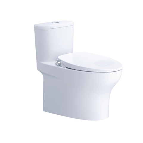 Bồn cầu 1 khối Caesar CD1394F nắp rửa cơ TAF060