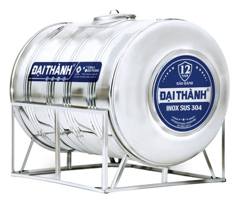 Bồn nước Inox 1000 lít ngang Đại Thành I304