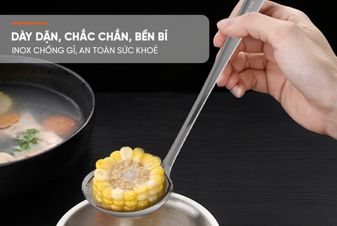 Muôi vá múc canh 290 inox Sunhouse  KS-LA290I