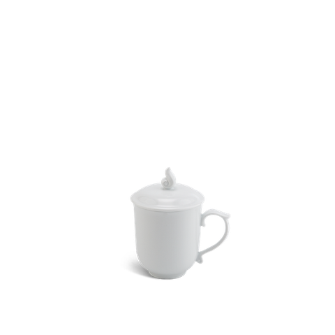 Ca trà sứ Minh Long 0.30 L - Mẫu Đơn - Trắng