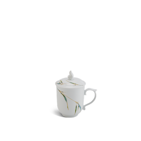 Ca trà sứ Minh Long 0.30 L + nắp - Mẫu Đơn IFP - Thanh Trúc