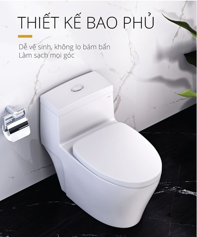 Bồn cầu 1 khối Caesar CD1356
