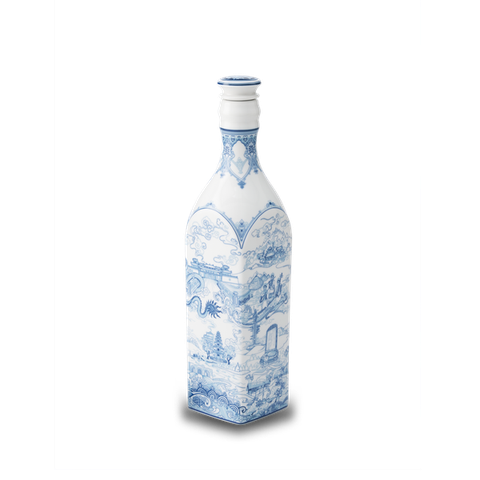 Chai sứ dưỡng sinh vuông sứ Minh Long 1.0 L + nắp (K1) - Dưỡng Sinh - Nam Quốc - Bắc Trung Bộ