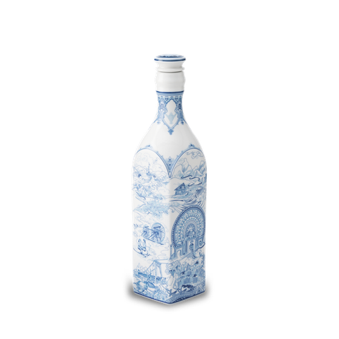 Chai sứ dưỡng sinh vuông sứ Minh Long 1.0 L + nắp (K1) - Dưỡng Sinh - Nam Quốc - Miền núi phía Bắc