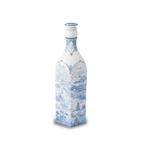 Chai sứ dưỡng sinh vuông sứ Minh Long 1.0 L + nắp (K1) - Dưỡng Sinh - Nam Quốc - Nam Trung Bộ