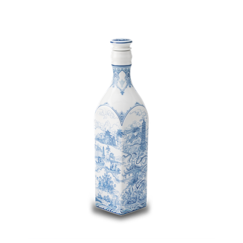 Chai sứ Minh Long sứ dưỡng sinh vuông 1.0 L + nắp (K1) - Dưỡng Sinh - Nam Quốc - Đồng Bằng Bắc Bộ