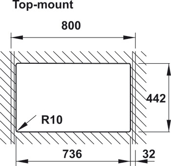 Chậu đá Hafele HS20-GEN1S80